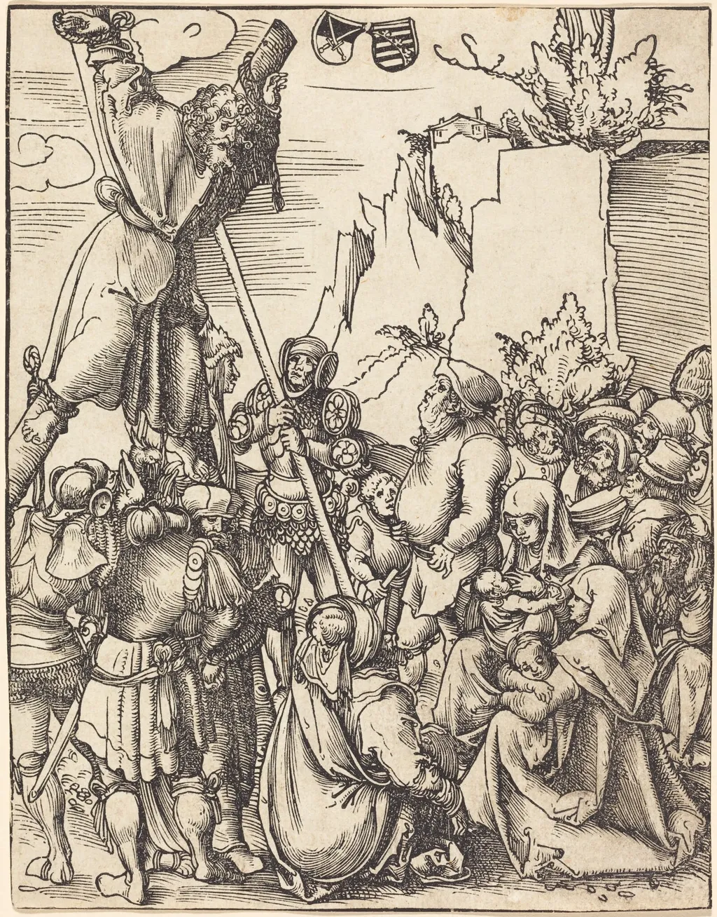 Saint Andrew, by Lucas Cranach the Elder, ink, 1512