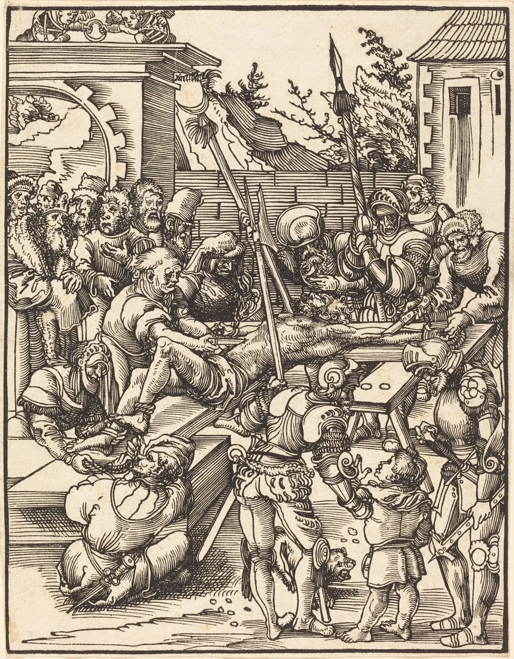 Saint Bartholomew, by Lucas Cranach the Elder, ink, 1512