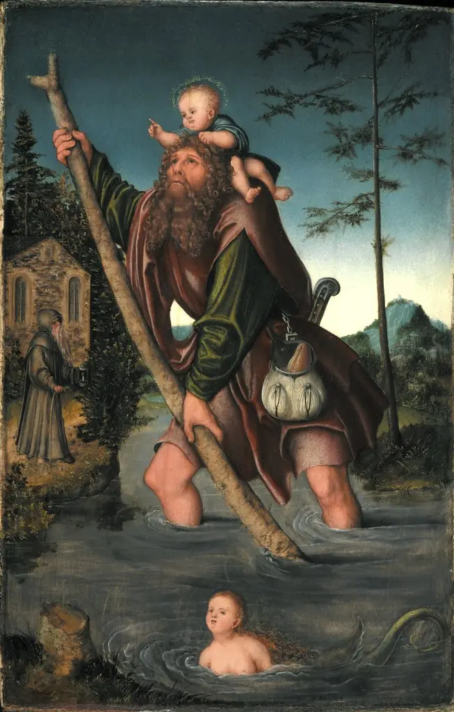 Saint Christopher, by Lucas Cranach the Elder