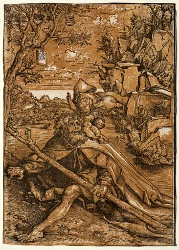 Saint Christopher, by Lucas Cranach the Elder