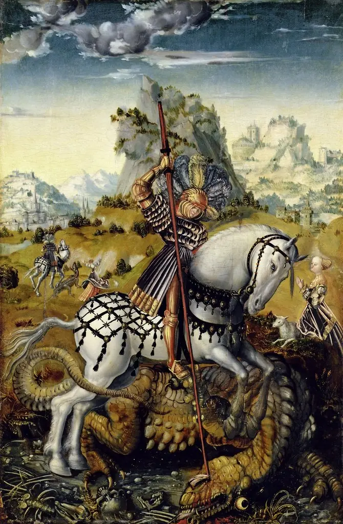 Saint George on Horseback, by Lucas Cranach the Elder