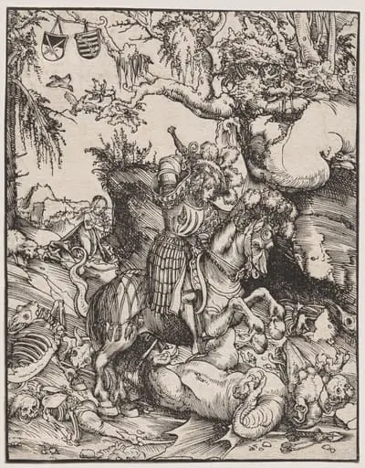 Saint George Slaying the Dragon, by Lucas Cranach the Elder