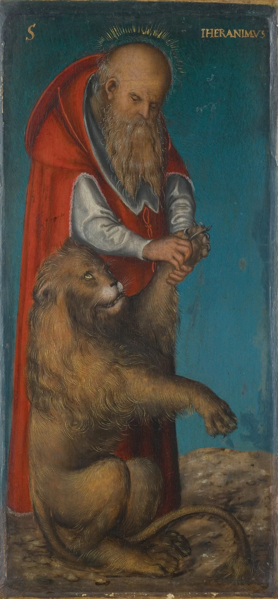 Saint Jerome, by Lucas Cranach the Elder, oil, 1515