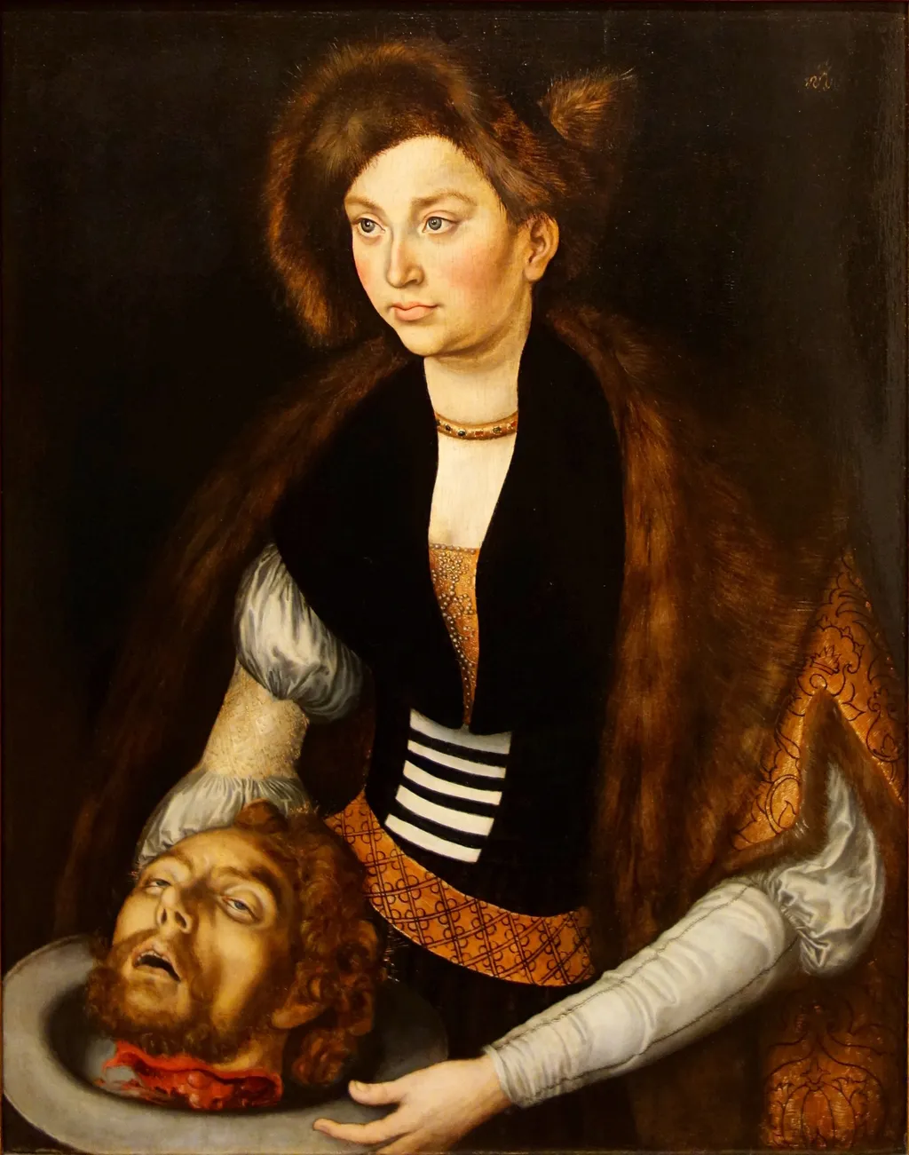 Salome with the head of Saint John the Baptist, by Lucas Cranach the Elder, oil, 1510