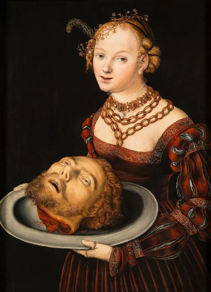 Salome with the Head of St John the Baptist, by Lucas Cranach the Elder