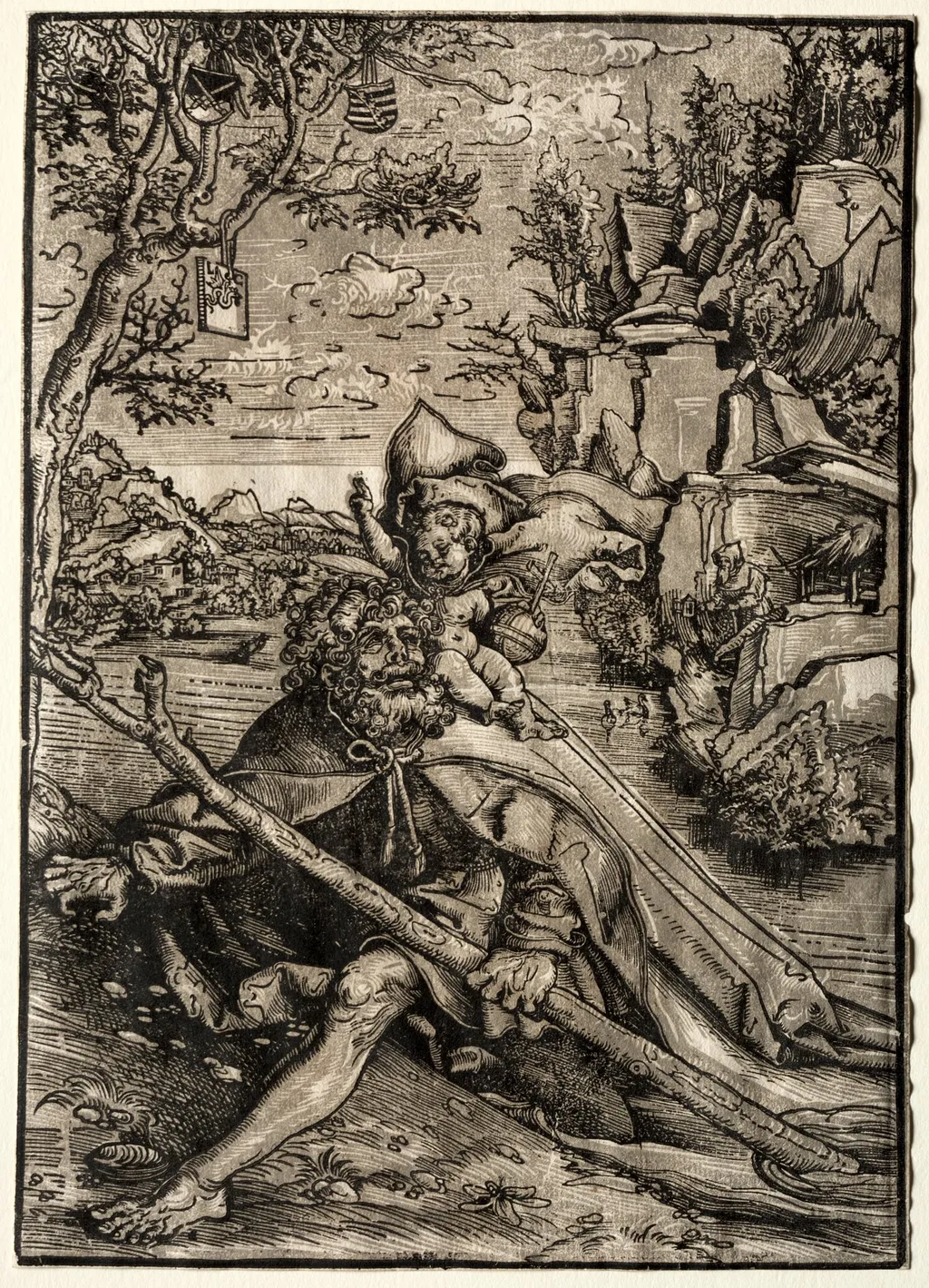 St. Christopher, by Lucas Cranach the Elder, 1509
