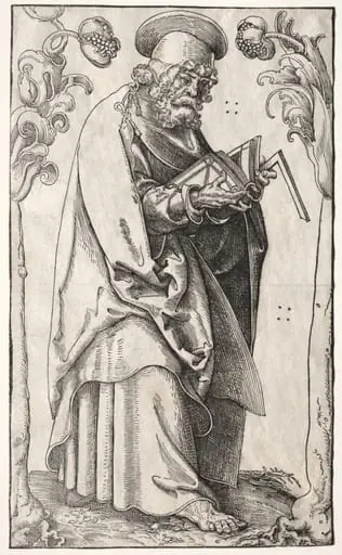 The Apostle Matthew, by Lucas Cranach the Elder