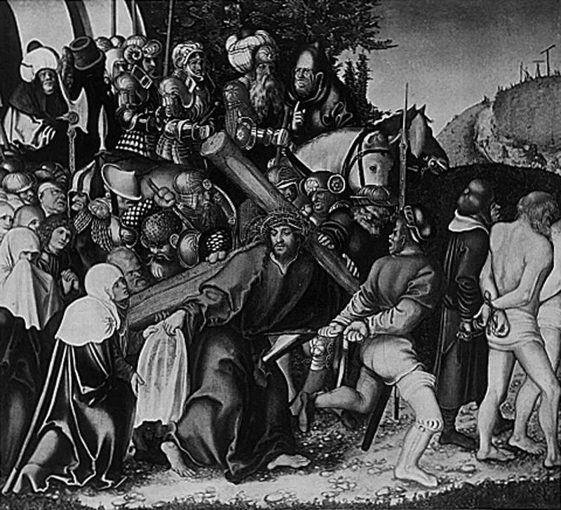 The Carrying of the Cross, by Lucas Cranach the Elder, unspecified, 1517