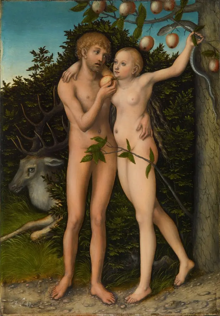 The Fall of Man, by Lucas Cranach the Elder