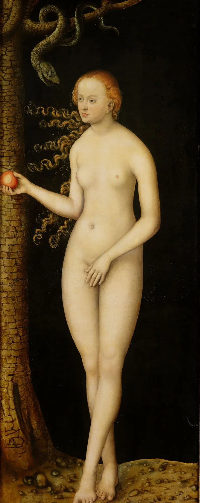 The Fall of Men: Eve, by Lucas Cranach the Elder, unspecified, 1515