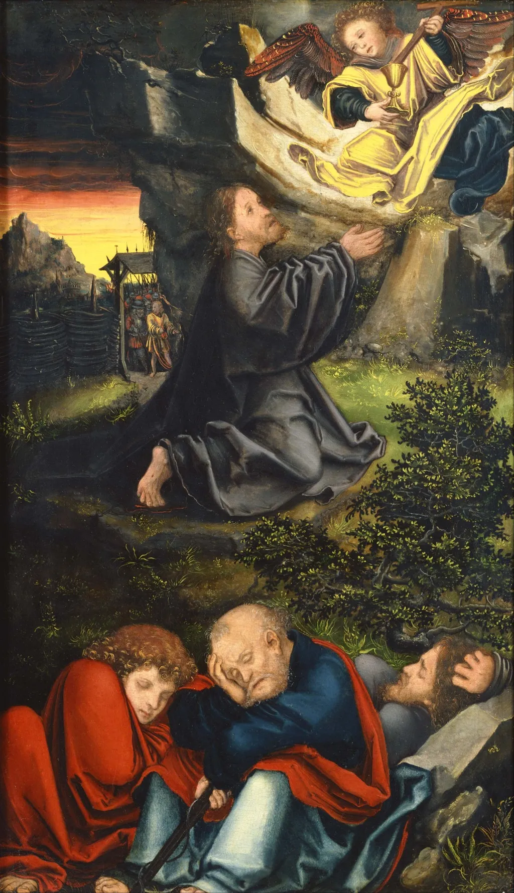 The Garden of Gethsemane, by Lucas Cranach the Elder, oil, 1518
