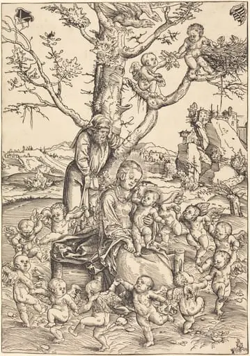 The Rest on the Flight into Egypt, by Lucas Cranach the Elder