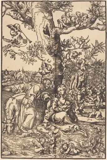 The Rest on the Flight into Egypt, by Lucas Cranach the Elder