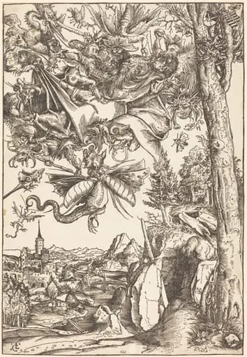 The Temptation of Saint Anthony, by Lucas Cranach the Elder