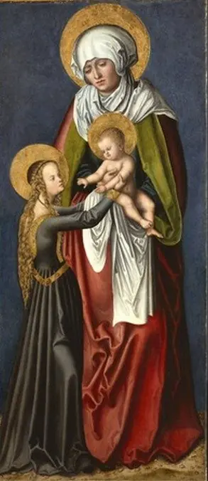 The Virgin and Child with St Anne, by Lucas Cranach the Elder