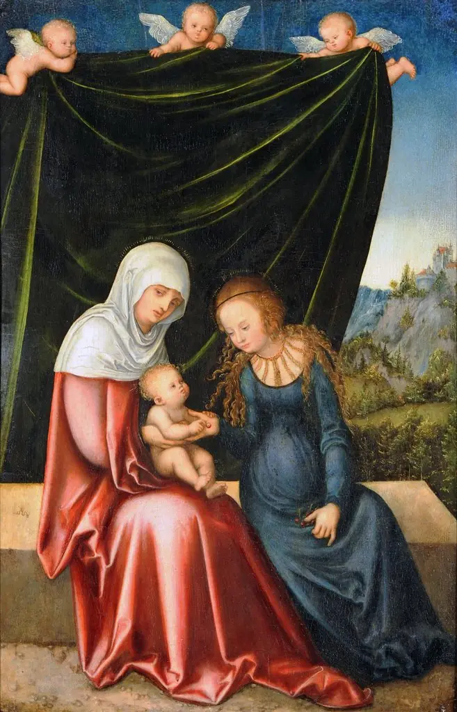 The Virgin and Child with St Anne, by Lucas Cranach the Elder