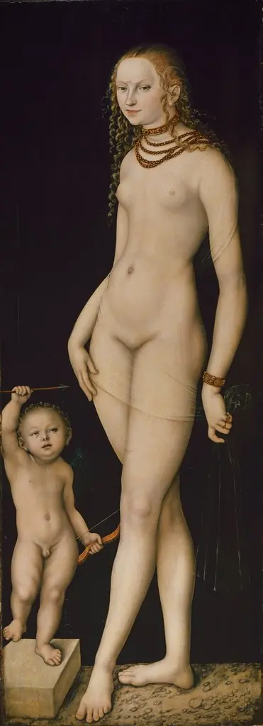 Venus and Cupid, by Lucas Cranach the Elder