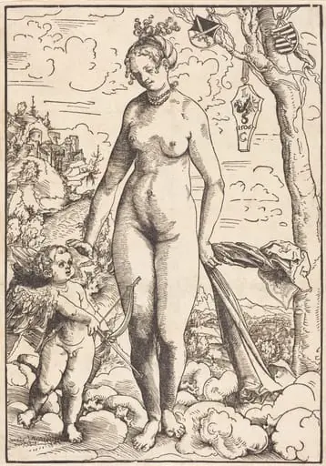 Venus and Cupid, by Lucas Cranach the Elder