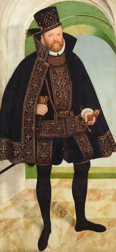 Augustus, Elector of Saxony (1526-1586), by Lucas Cranach the Younger