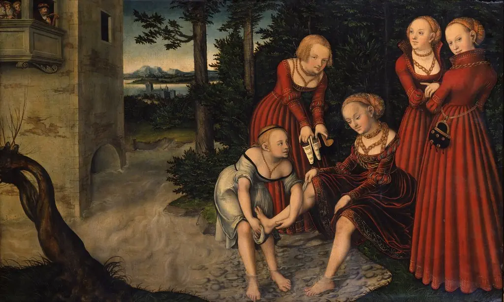 David and Bathsheba, by Lucas Cranach the Younger