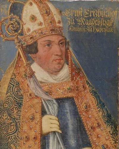 Ernst, Archbishop of Magdeburg and Administrator in Halberstadt, son of Duke Ernst, died 1513, by Lucas Cranach the Younger, unspecified