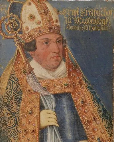Ernst, Archbishop of Magdeburg and Administrator in Halberstadt, son of Duke Ernst, died 1513, by Lucas Cranach the Younger
