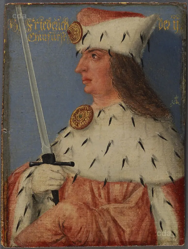 Friedrich II. the Gentle, son of Friedrich I., died 1464, by Lucas Cranach the Younger