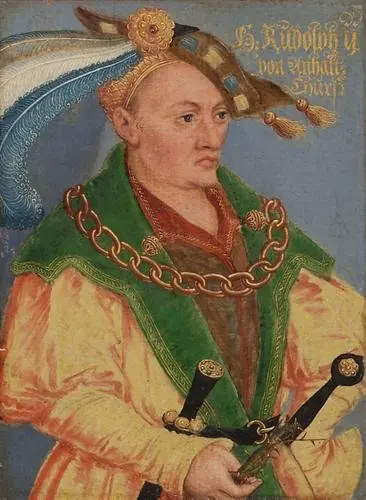 Rudolf II., Duke, son of Rudolf I., died 1370, by Lucas Cranach the Younger