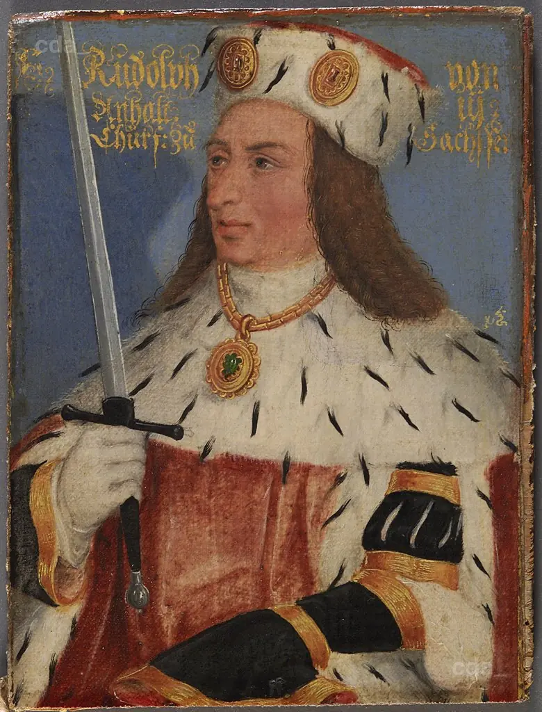 Rudolf III., Elector, son of Wenzeslaus, died 1419, by Lucas Cranach the Younger