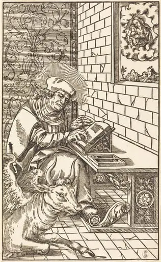 Saint Luke, by Lucas Cranach the Younger