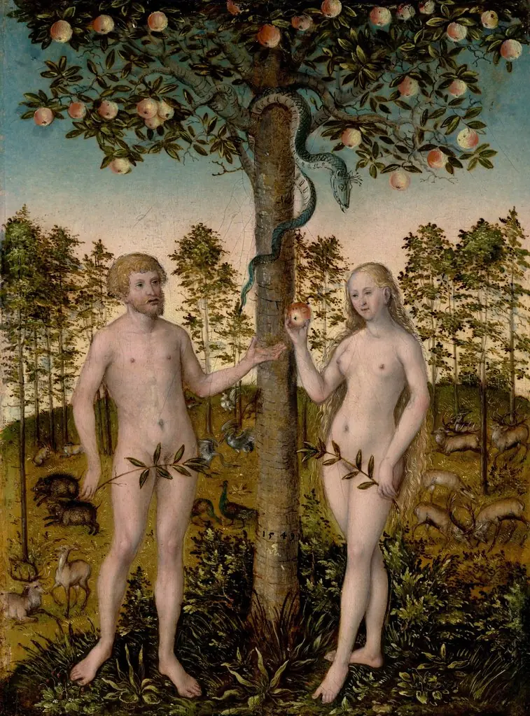 The Fall of Man, by Lucas Cranach the Younger