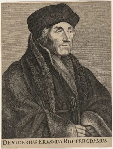 Desiderius Erasmus, by Lucas Emil Vorsterman