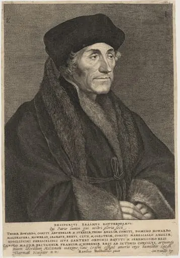 Desiderius Erasmus, by Lucas Emil Vorsterman
