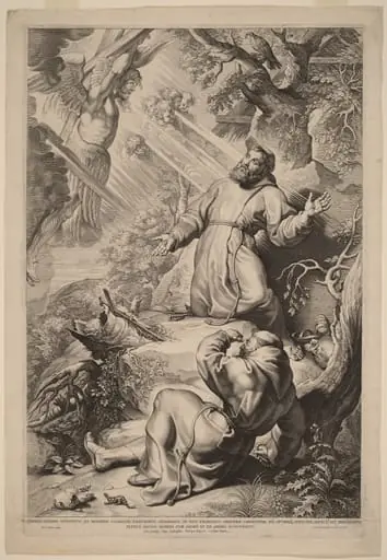 Saint Francis Receiving the Stigmata, by Lucas Emil Vorsterman