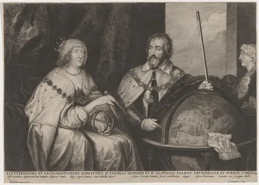 Thomas Howard, Earl of Arundel and His Wife, by Lucas Emil Vorsterman