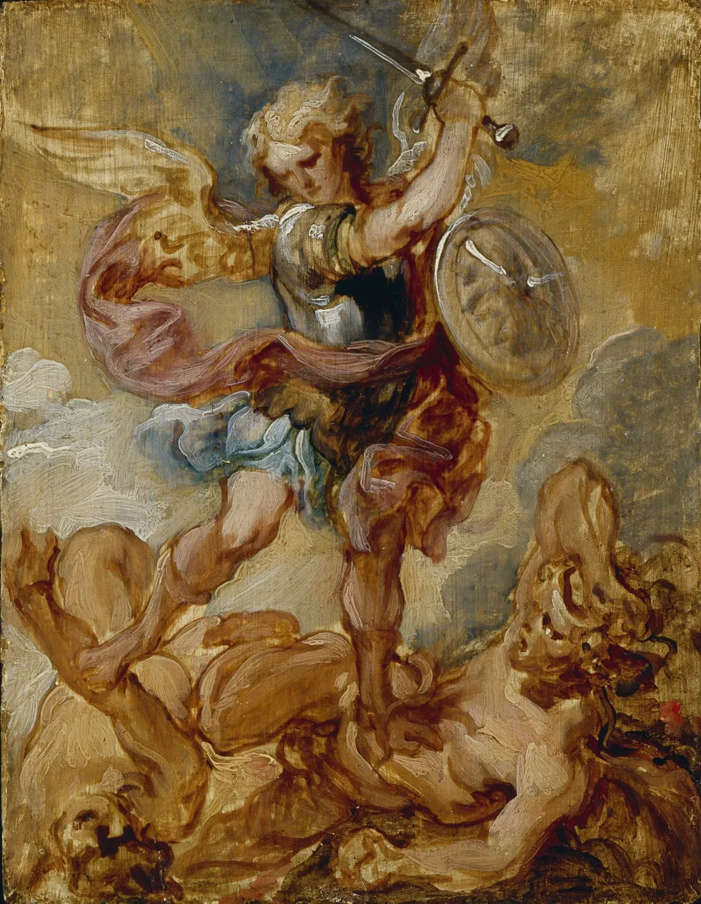 Saint Michael, by Lucas Franchoys the Younger, unspecified, 1648