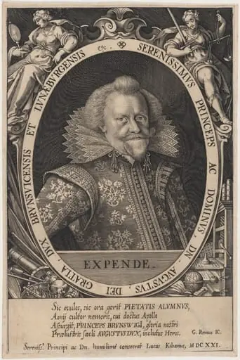 Augustus II, Duke of Brunswick, by Lucas Kilian