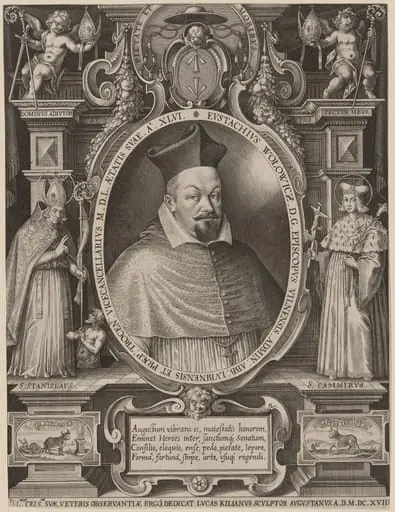 Eustace Wolowicz, Archbishop of Vilna, by Lucas Kilian