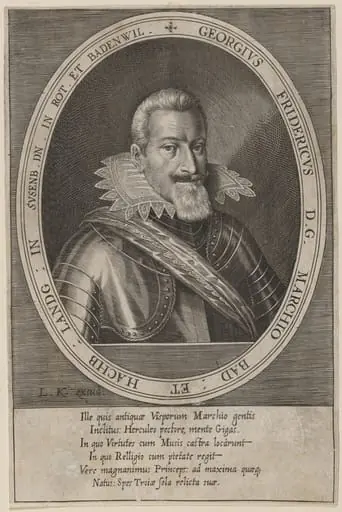 George Frederick, Margrave of Baden, by Lucas Kilian