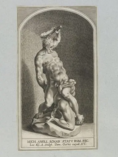 Hercules Killing Cacus, by Lucas Kilian