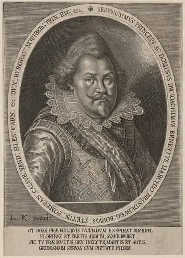 Joachim Ernest, Elector of Brandenburg, by Lucas Kilian