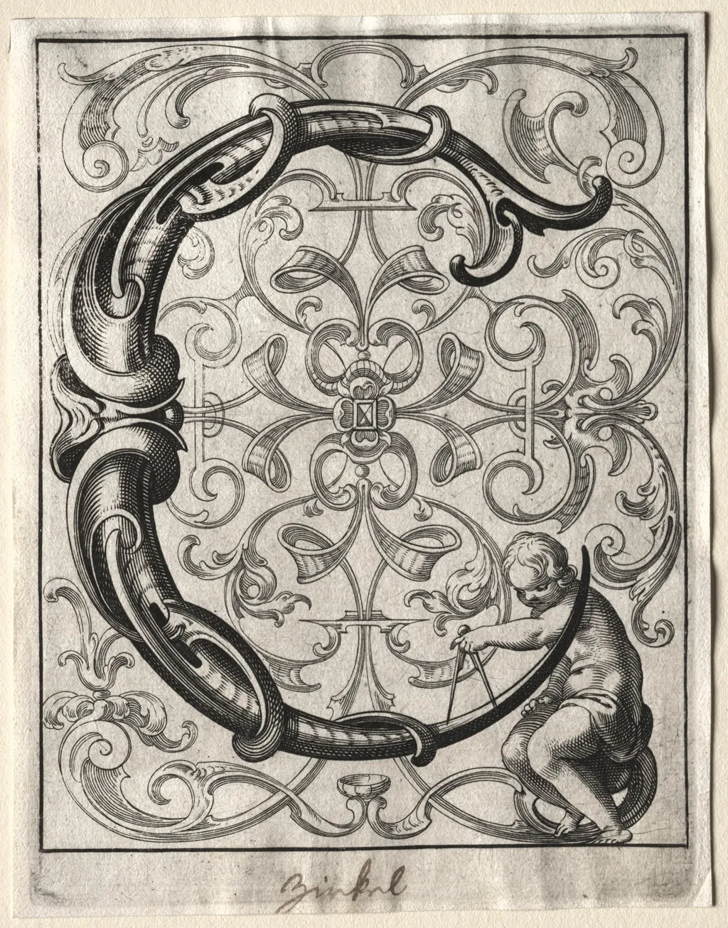 New ABC Booklet: C, by Lucas Kilian, 1627