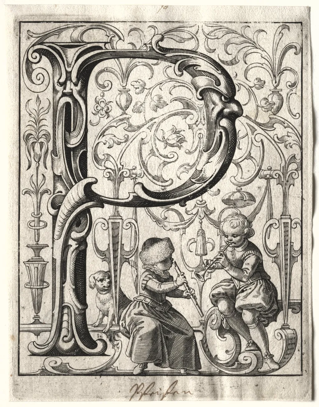 New ABC Booklet: P, by Lucas Kilian, 1627