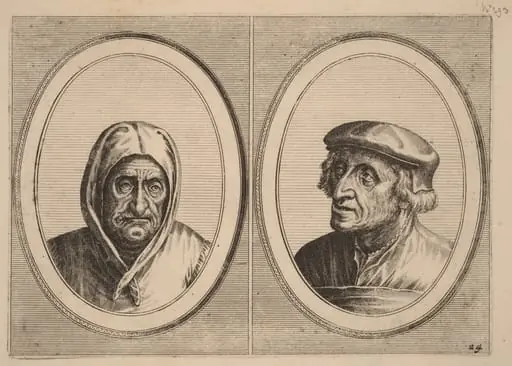 "Aecht Sonder-Ziel" and "Heertje Al-te-mooy", by Lucas van Doetechum