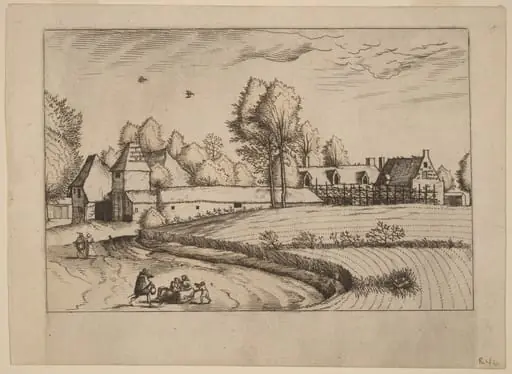 Country Houses, by Lucas van Doetechum