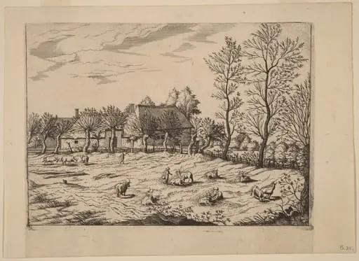 Farm, by Lucas van Doetechum