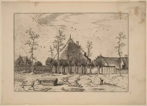 Farm, by Lucas van Doetechum