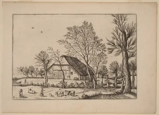 Farm, by Lucas van Doetechum