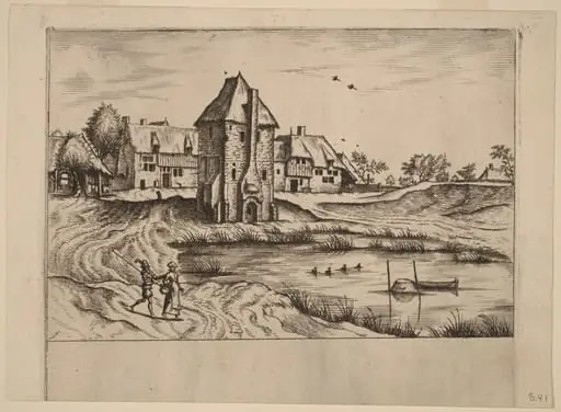 Farms, by Lucas van Doetechum