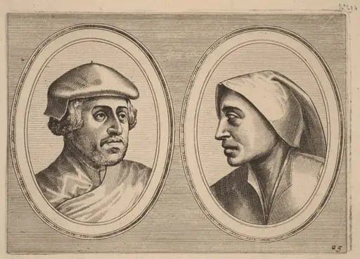 "Oprechte Lammert" and "Deughdighe Geertruyd", by Lucas van Doetechum
